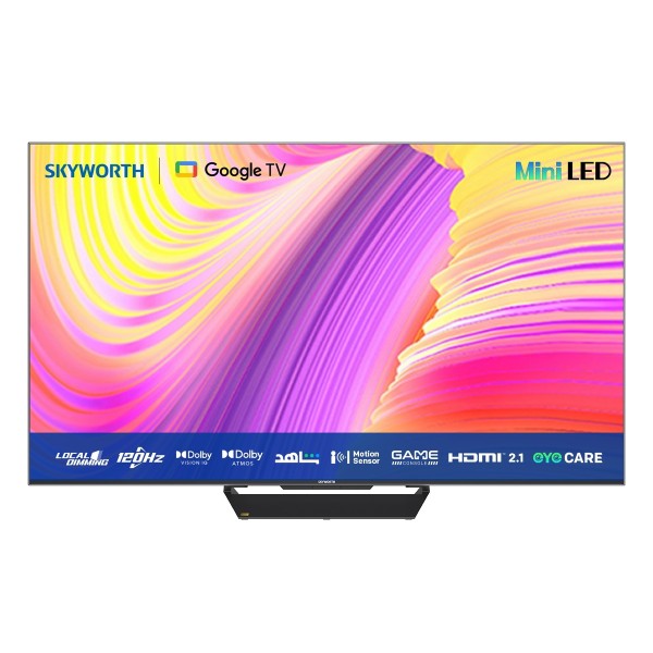 Skyworth 75 Inch Mini LED UHD-4K Android TV - LED-75SUF9660