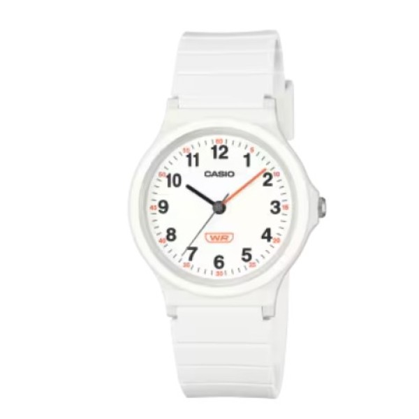 Casio White Dial Resin Band Analog Watch for Women - LQ-24B-7BDF