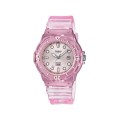 Casio Pink Analog Silicone Strap Watch for Women - LRW-200HS-4EVDF