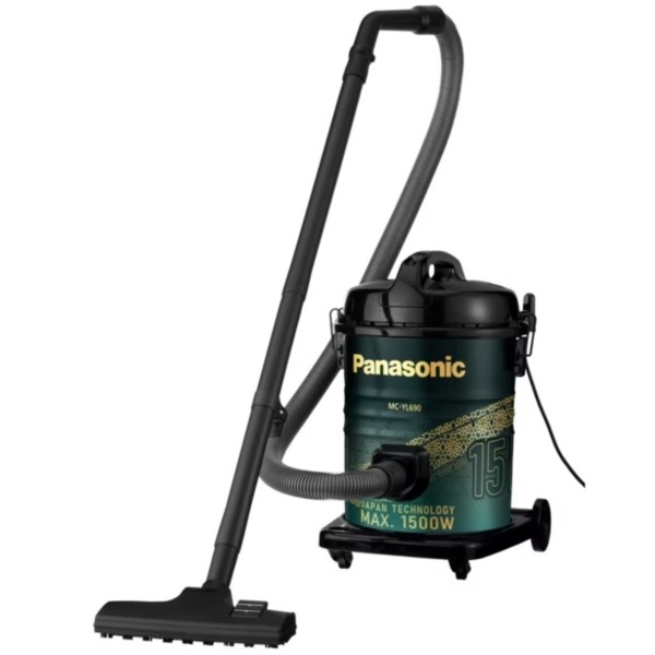 Panasonic 1500 Watts, 15 Liters, Drum Vacuum Cleaner - MC-YL690G747