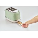 Ariete 2 Slice, 810Watts, Vintage Toaster, Green - MOD15514