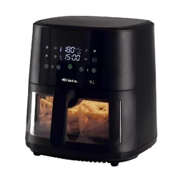 Ariete 1500Watts, 9 Liters, Air Fryer, Black - MOD4630