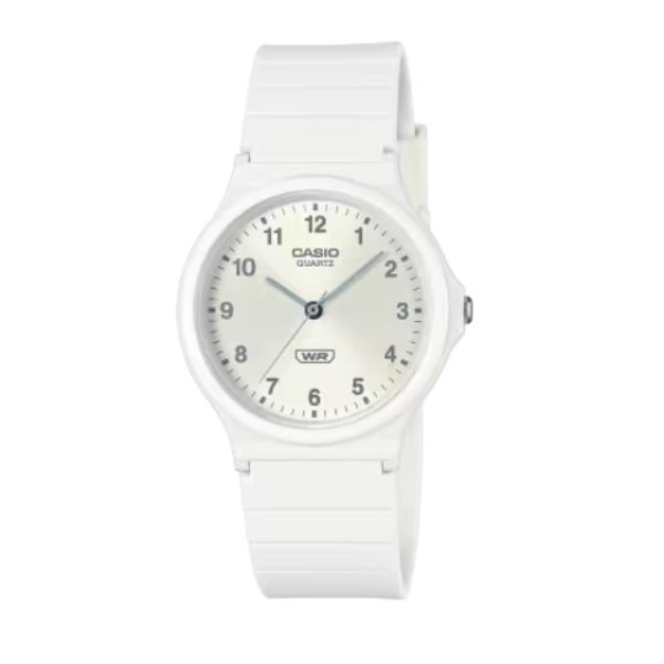 Casio White Dial Resin Band Analog Watch for Men - MQ-24B-7BDF