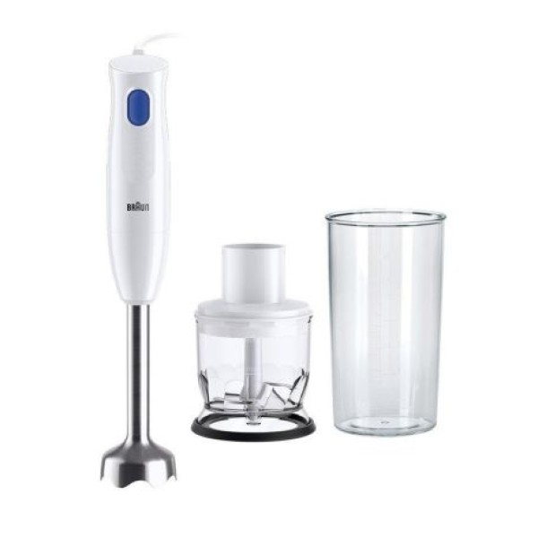 Braun 450Watts, MultiQuick 1, Hand Blender, White & Blue - MQ10.201MWH