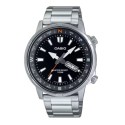 Casio Standard Black Dial Stainless Steel Watch for Men - MTD-130D-1A4VDF