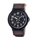 Casio Cloth Resin Band Analog Watch for Men - MW-240B-5BVDF