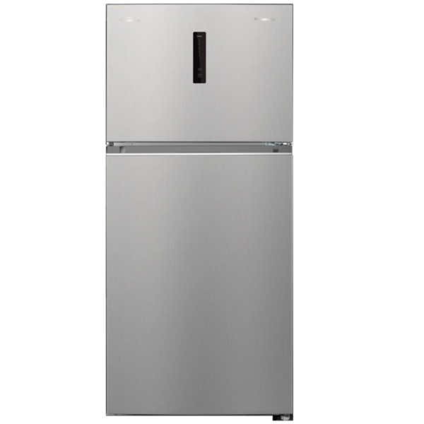 Panasonic Top Mount Refrigerator 410 Liters Inverter, Silver - NR-BC535VSKW