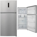 Panasonic Top Mount Refrigerator 515 Liters Inverter, Silver - NR-BC641VSKW