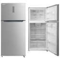 Panasonic Top Mount Refrigerator 833 Liters Inverter, Silver - NR-BC833MSAS