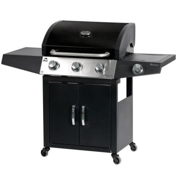 Orca 3 Burner + 1 Slide Burner Gas Grill - OR-3GG-31B