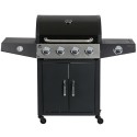 Orca 4 Burner + 1 Slide Burner Gas Grill - OR-4GG-41B