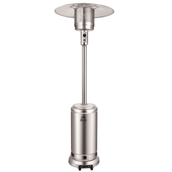 Orca 4-13kw, Patio Gas Heater, Silver - OR-HT-H-3002(S)