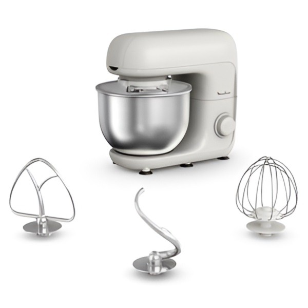 Moulinex 4.8 Liters Capacity, 800Watts Bake Essential Stand Mixer - QA160127