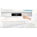 Sharp 8 Programs, 14 Settings LED, Dishwasher, Inox - QW-MA814-SS3