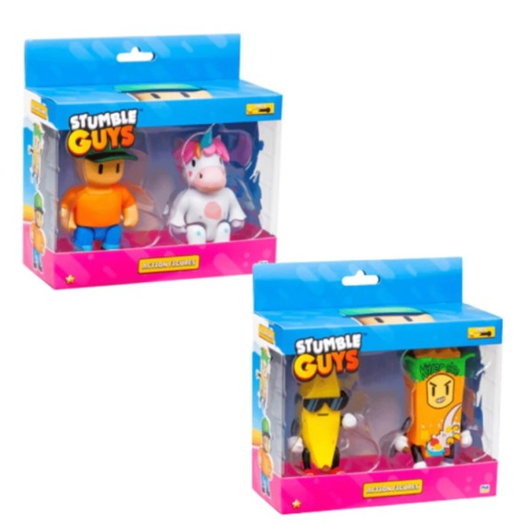 Stumble Guys Action Fig 4.5" 2 Pieces 1 Pack, Assorted - SG6015-T