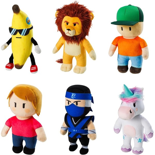 Stumble Guys Plushies 6.5" 1piece Assorted. CDU - SG7060-T