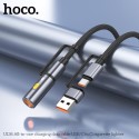 Hoco All in One Charging Cable with Lighter USB A USB C To USB C - U138