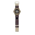 Casio Beige Digital Fabric Strap Watch for Unisex - W-219HB-5AVDF