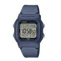 Casio Blue Silicone Strap Digital Watch for Unisex - W-800H-2AVDF