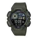 Casio General Digital Green Resin Strap Watch for Men - WS-1500H-3BVDF