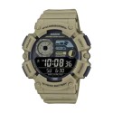 Casio General Digital Beige Resin Strap Watch for Men - WS-1500H-5BVDF