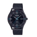 Casio Black Dial Stainless-Steel Mesh Band Analog Watch for Men - MTP-E710MB-1AVDF