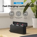 Telesin 3-Slot Battery Charger for DJI Osmo Action 5 Pro - S0-BCG-34-TDJ Telesin 3-Slot Battery Charger for DJI Osmo Action 5 Pro - S0-BCG-34-TDJ