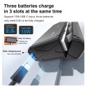 Telesin Battery Charger GoPro Hero 13 Camera Box 3 Slots with Battery, Black - S0-ECB-12-TGP