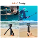 Telesin Floating Selfie Stick with Tripod for Action Cameras - S1-TSS-02