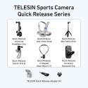 Telesin Vest Chest Strap with Quick Release for Action Cameras, Grey - S2-CGP-01GY