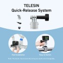Telesin Vest Chest Strap with Quick Release for Action Cameras, Grey - S2-CGP-01GY