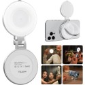 Telesin C03 Magnetic Seflie Ring Light, Silver - S5-BGD-01 Telesin C03 Magnetic Seflie Ring Light, Silver - S5-BGD-01