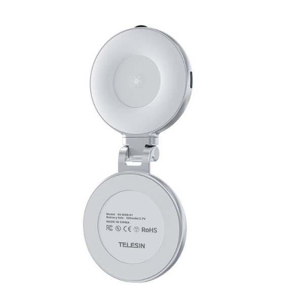 Telesin C03 Magnetic Seflie Ring Light, Silver - S5-BGD-01