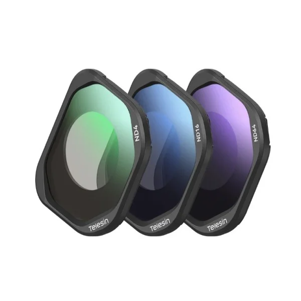 Telesin Luna Pro Filter Kit ND4 | ND16 | ND64 - S5-FLT-102-TB
