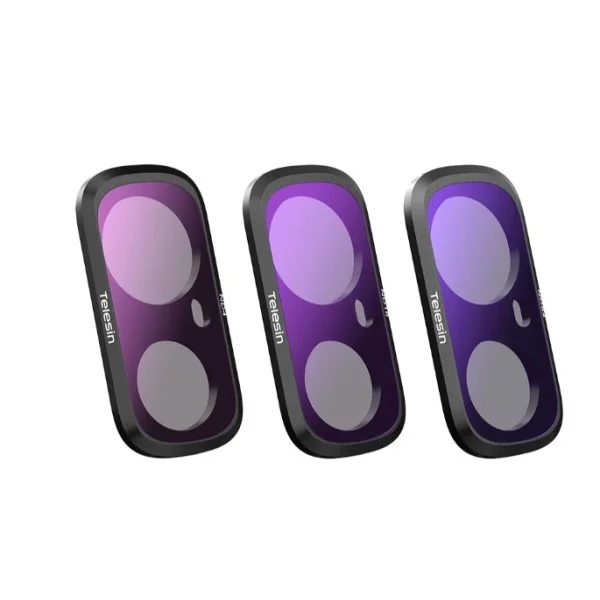 Telesin ND4+ND16+ND64 Filter Kit for Insta360 Luna Ultra - S5-FLT-82-TIS