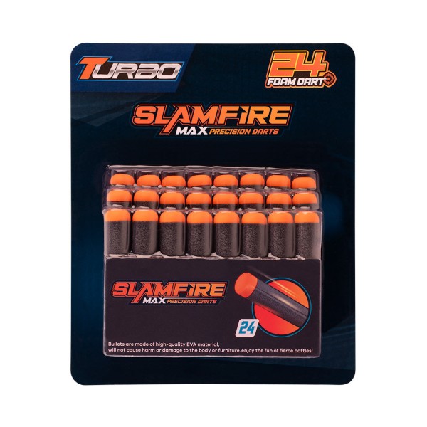 Fast Pioneer Soft Bullet Darts 24 Refill Pack - BT348