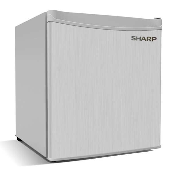 Sharp 75 Liters Capacity, 2.6 CFT Mini Refrigerator, Grey - SJ-K75XK-SL3