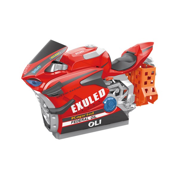 Snapkid Bike Parking Tower Motorcycle, Red - SK-120X