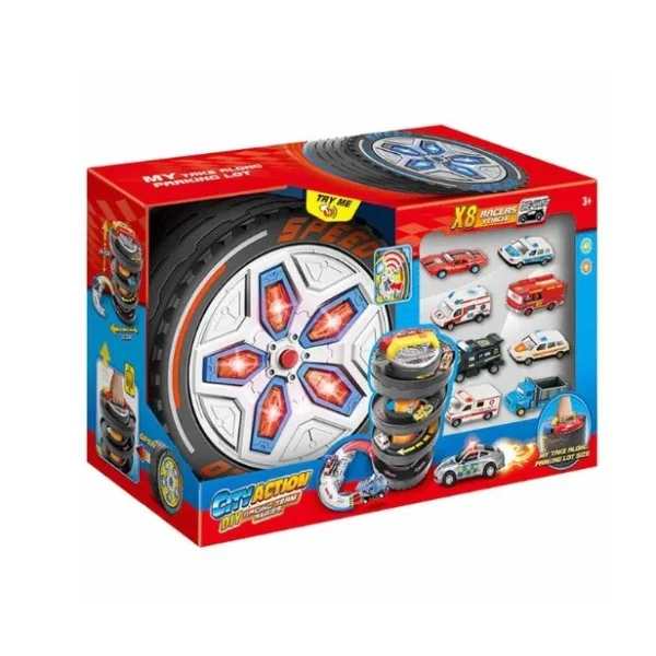 Snapkid City Action Track Sets Hospital Team Playset - SK-571SB