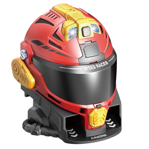 Snapkid Pilot Helmet Racetrack Set, Red - SK-639XB