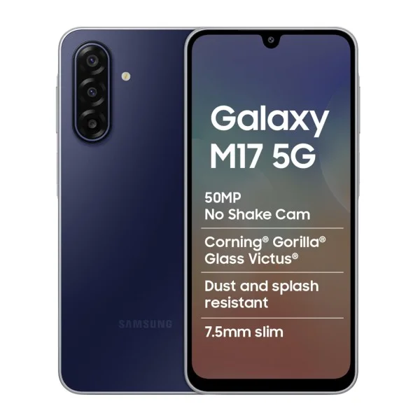 Samsung Galaxy M17, 5G 4GB RAM, 128GB - Sapphire Black