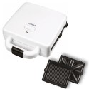 Kenwood 1300Watts, Sandwich Maker 3 in 1, White - SMP94.A0WH