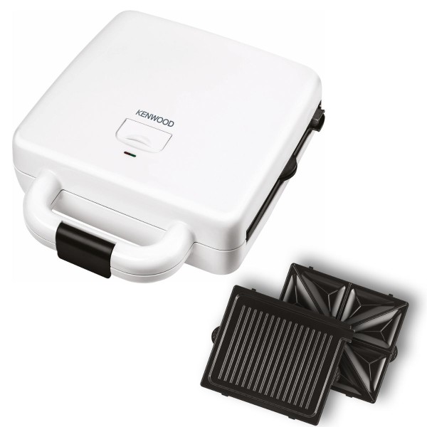 Kenwood 1300Watts, Sandwich Maker 3 in 1, White - SMP94.A0WH