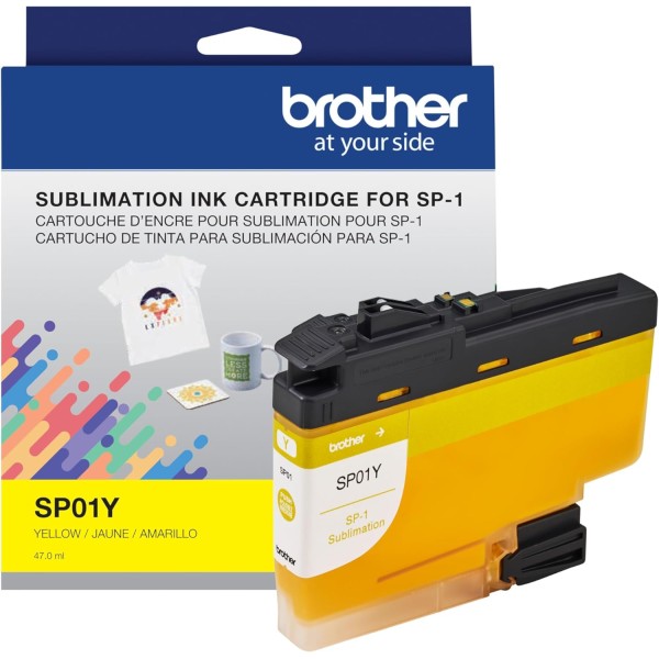 Brother Genuine Sublimation Ink Cartridge, Yellow - SP01YS