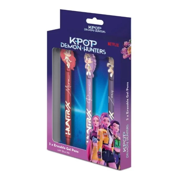 K-Pop Demon Hunters Erasable Gel Pens Pack of 3 - SR2510672-T