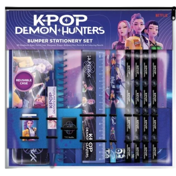 K-Pop Demon Hunters - Huntrix Bumper Stationery Set - SR2511069-T