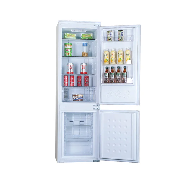 Startec Built-In Double Door Bottom Freezer, White - ST-BCD-240W