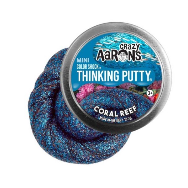 Crazy Aaron-Mini Coral Reef - 2" Thinking Putty Tin - CF003-EU-T