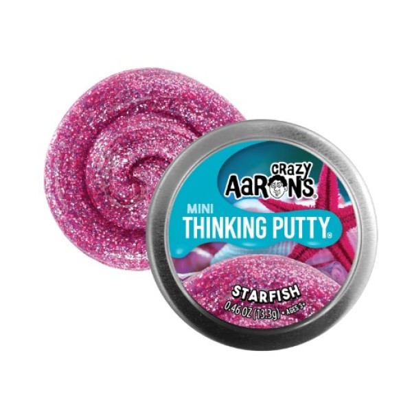 Crazy Aaron-Mini Starfish - 2"" Thinking Putty Tin - DL003-EU-T