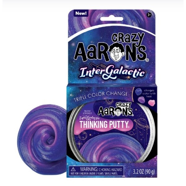 Crazy Aaron -"Intergalactic - Full Size 4"" Thinking Putty Tin for EU" - IG020-EU-T